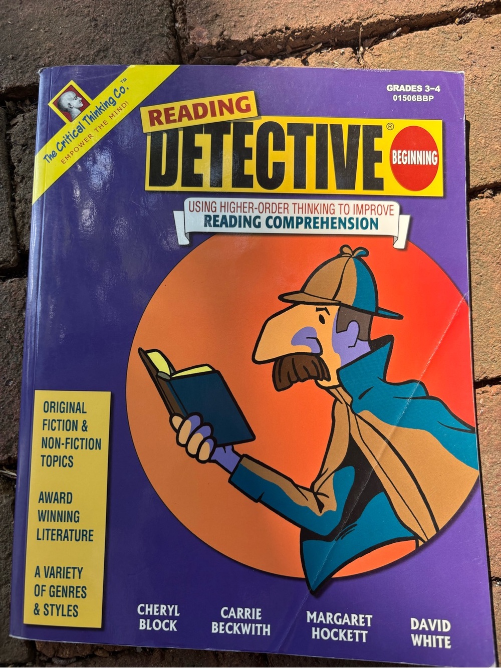 Reading Detective Beginning Workbook - Purple & Orange Cover